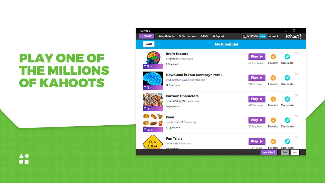 Kahoot! Create screenshot 1