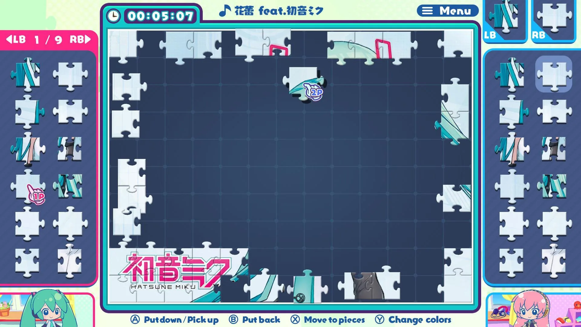 Hatsune Miku Jigsaw Puzzle screenshot 5