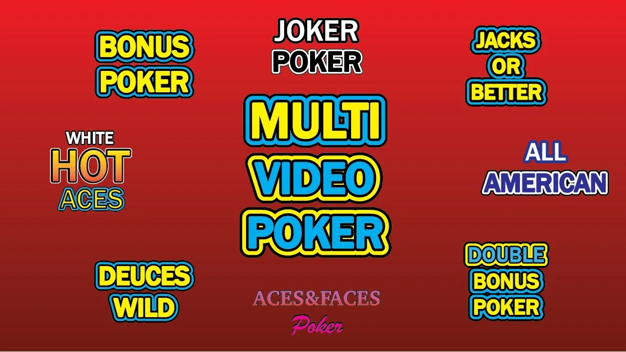 MULTI VIDEO POKER CLASSIC GAMES screenshot 1