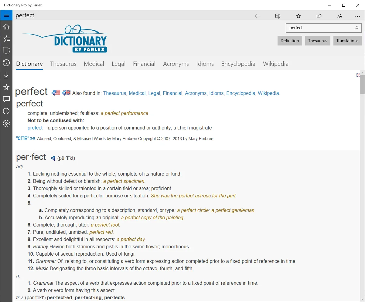 Dictionary Pro by Farlex screenshot 5