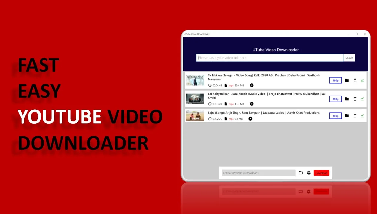 UTube Video Downloader screenshot 1