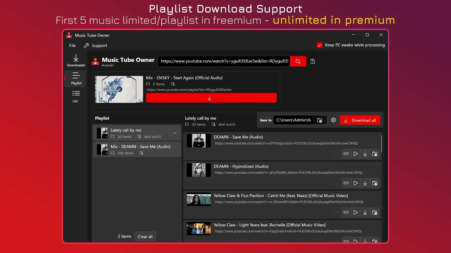 Music Tube Owner - MP3 Downloader screenshot 2