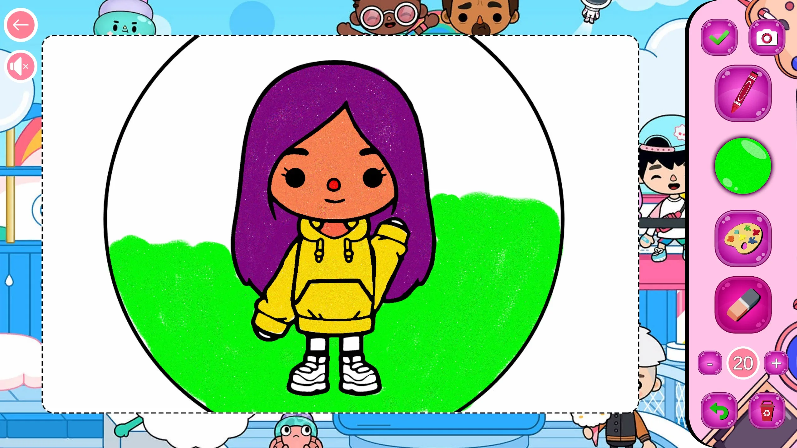 Toca Coloring Books screenshot 1