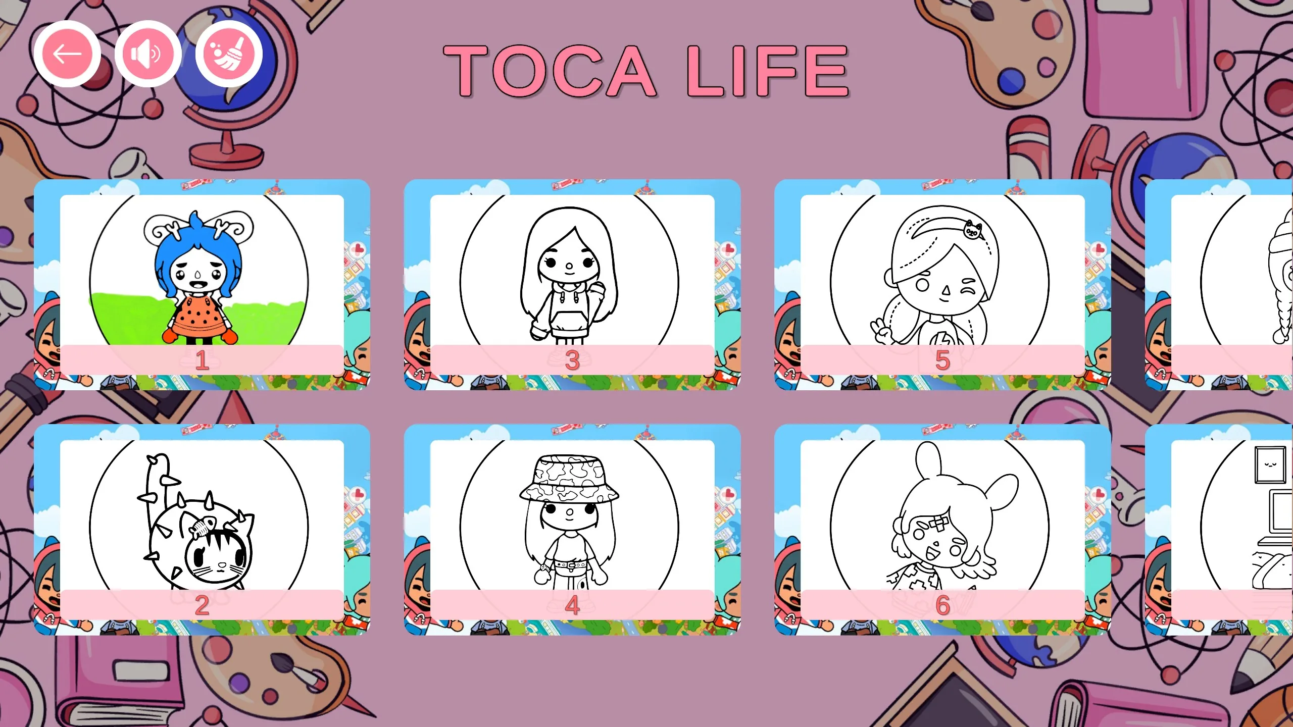 Toca Coloring Books screenshot 5