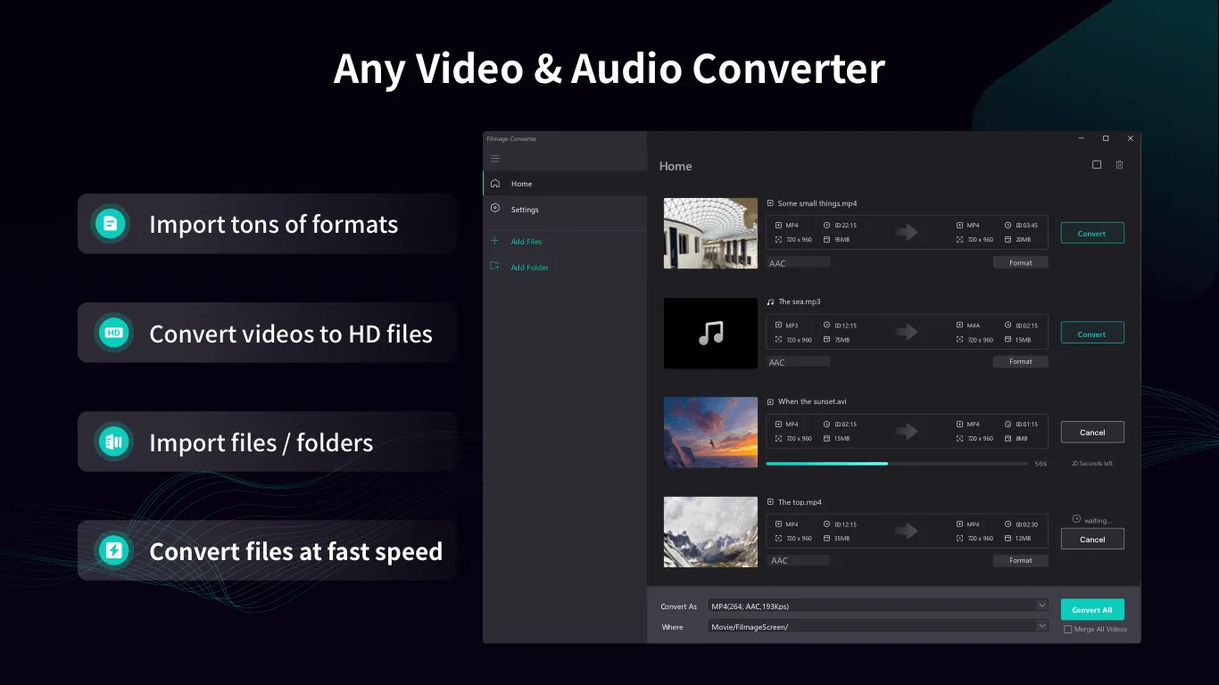 Filmage Converter Pro screenshot 1