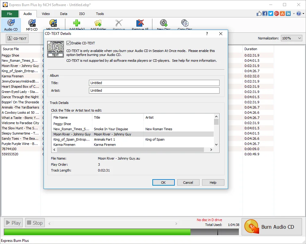 Express Burn screenshot 2