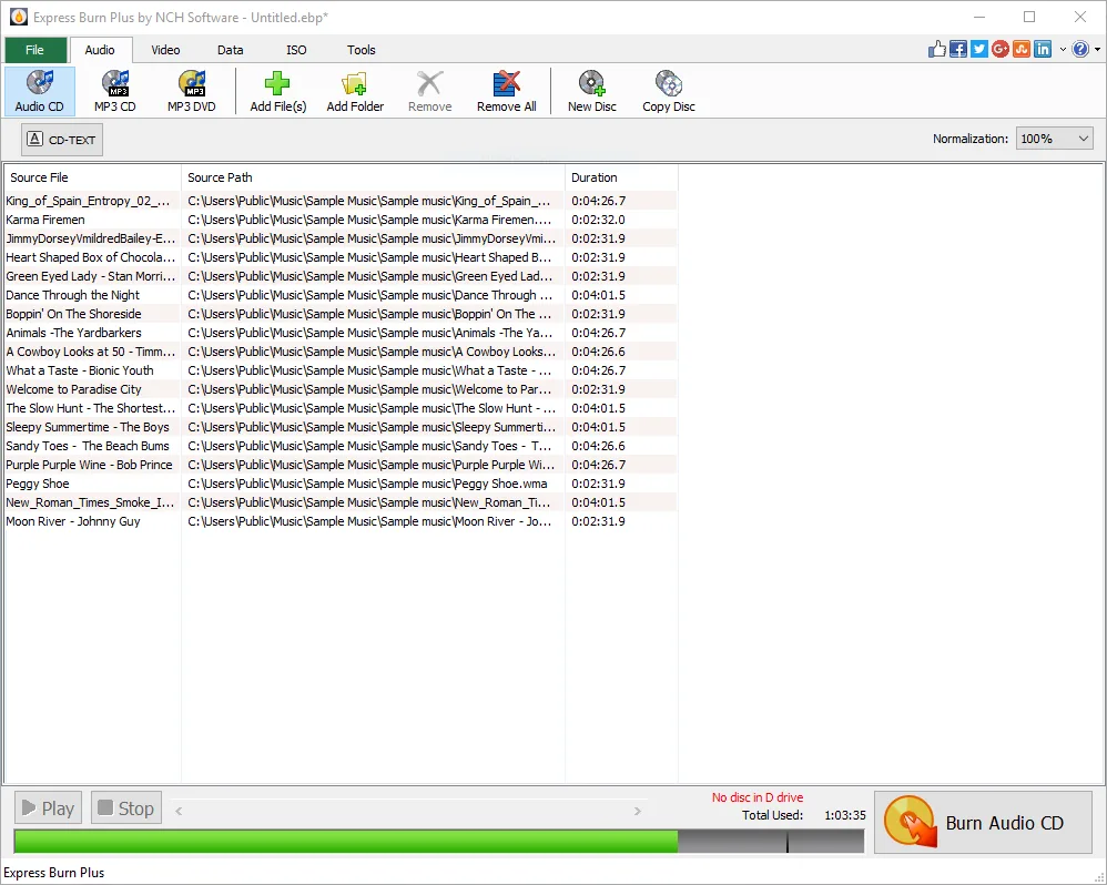 Express Burn screenshot 3