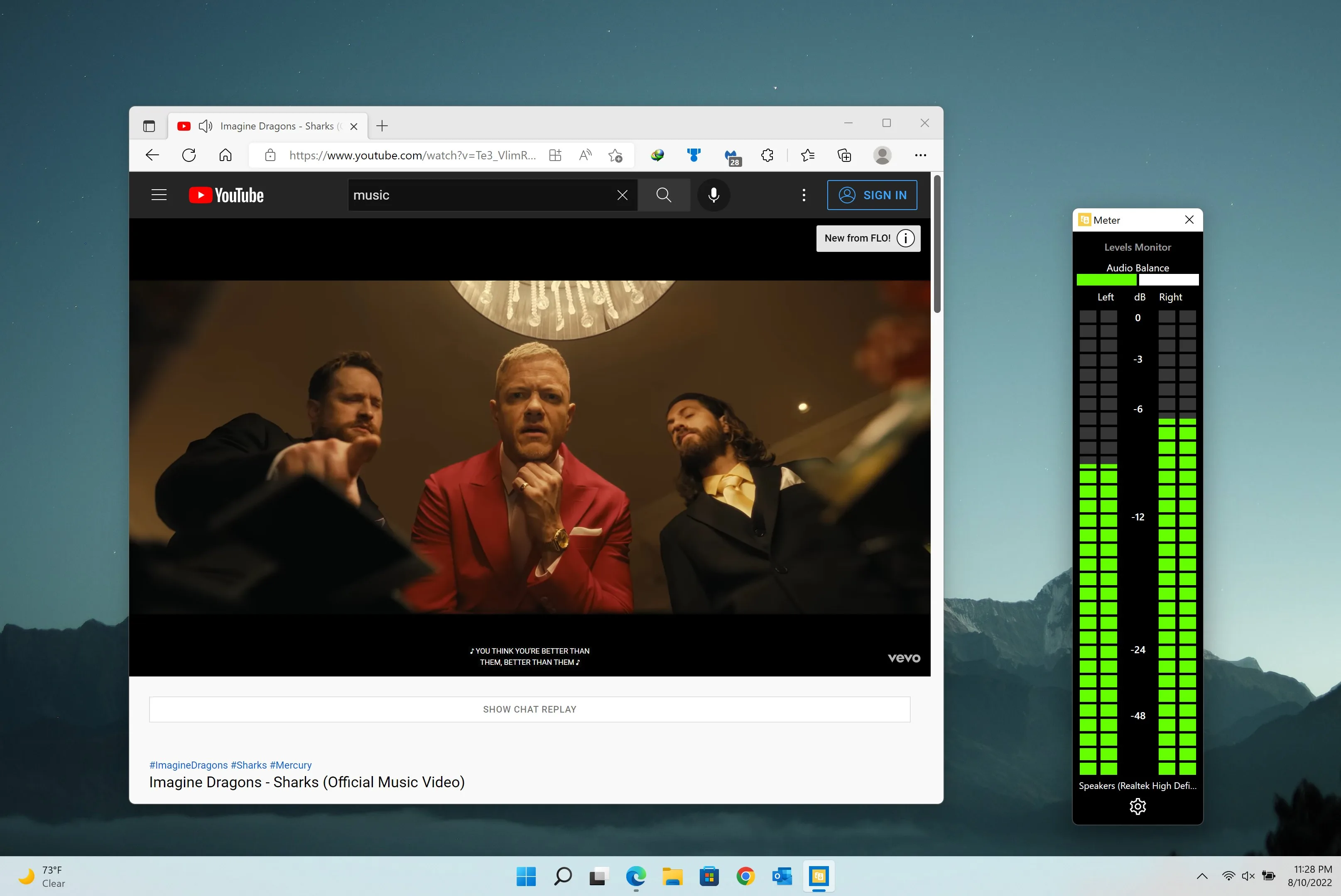 Audio Levels Monitor screenshot 2