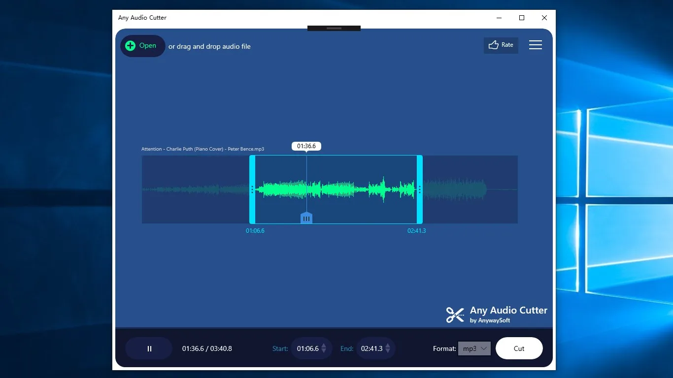 Any Audio Cutter: mp3 cutter & audio trimmer screenshot 1
