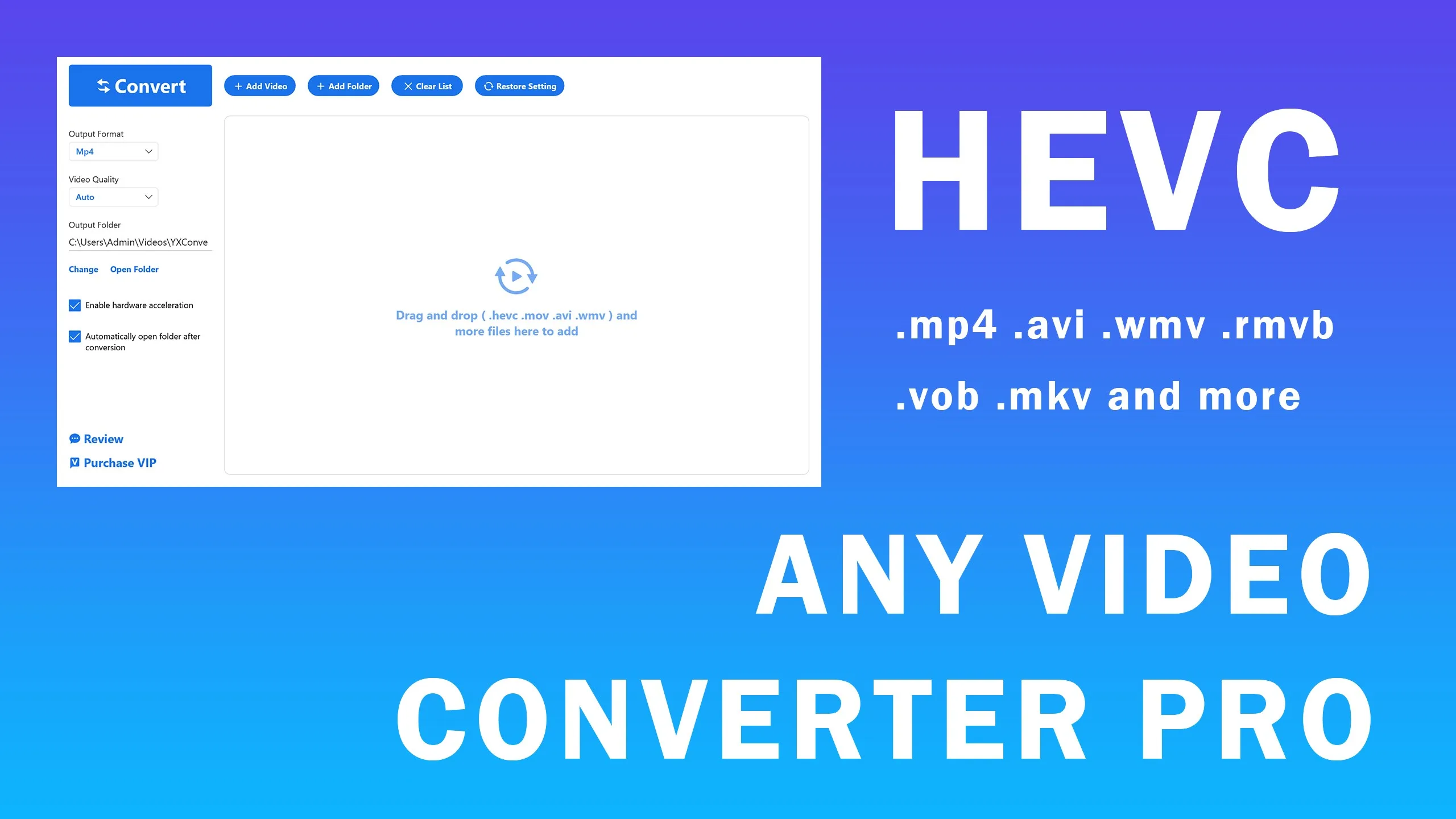 HEVC - Any Video Converter Pro screenshot 2