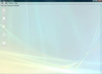 Transparent Notepad· screenshot 1