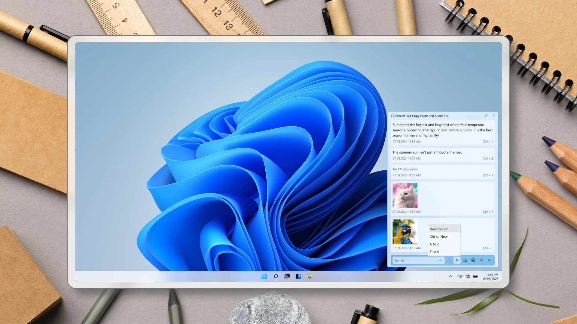 ClipBoard Fast Copy Paste and Share Pro screenshot 1