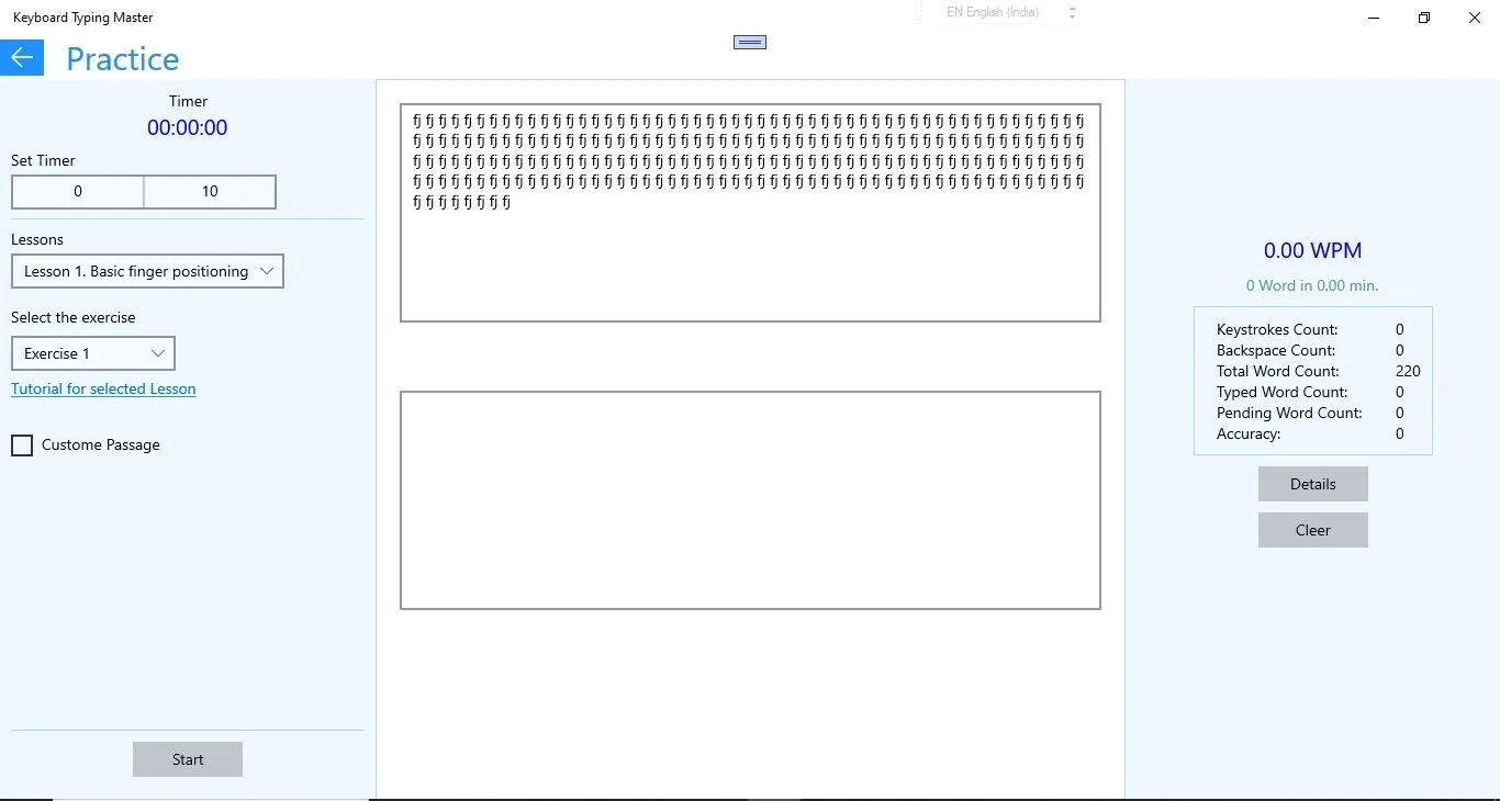 Keyboard Typing Master screenshot 3