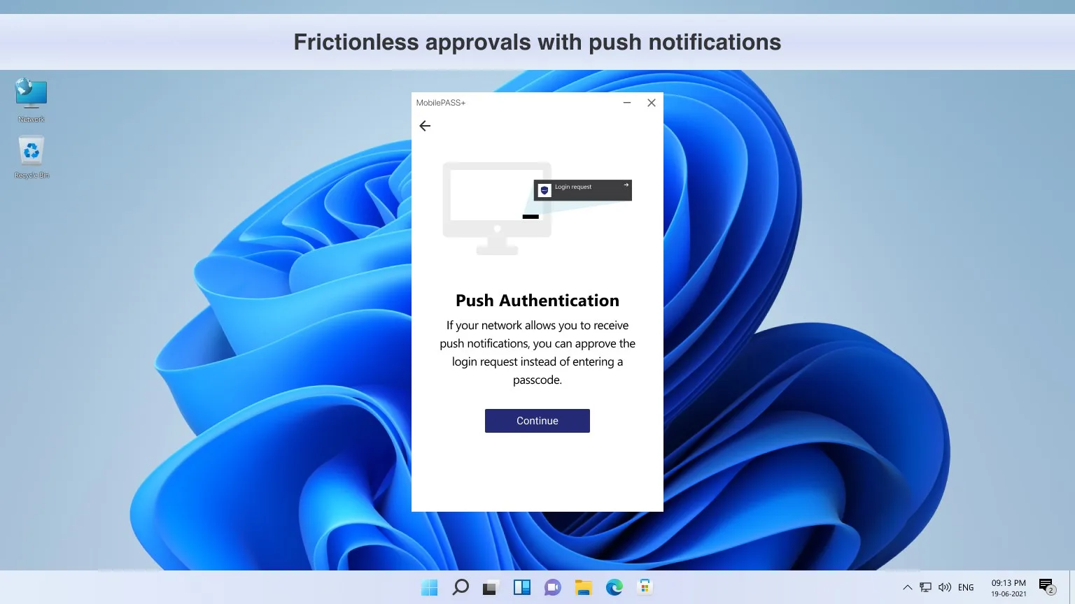 SafeNet MobilePASS+ screenshot 3