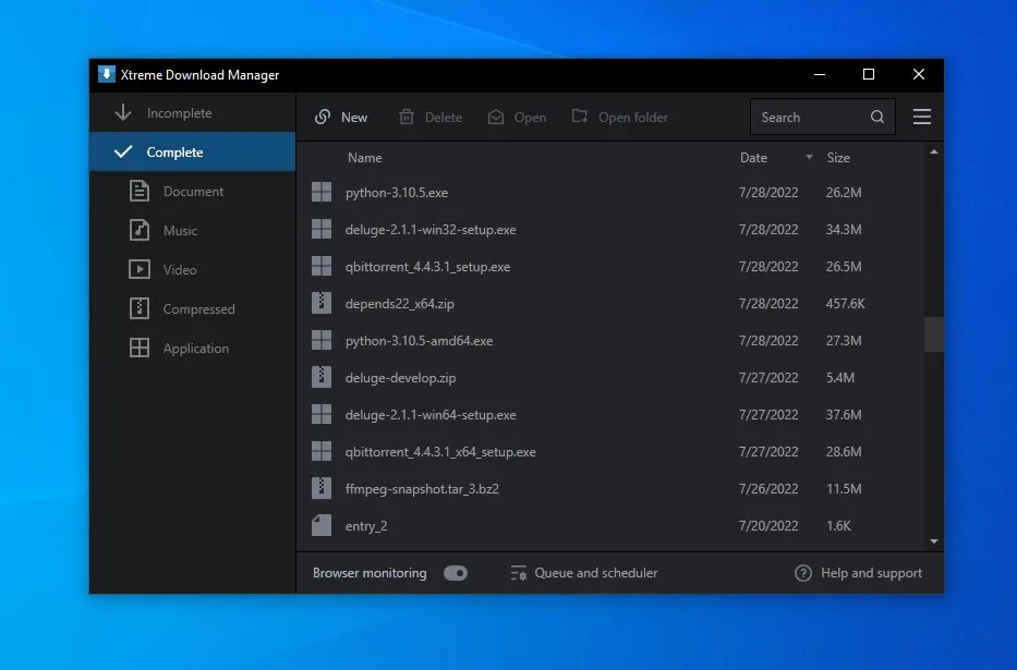 Xtreme Download Manager - XDM screenshot 1