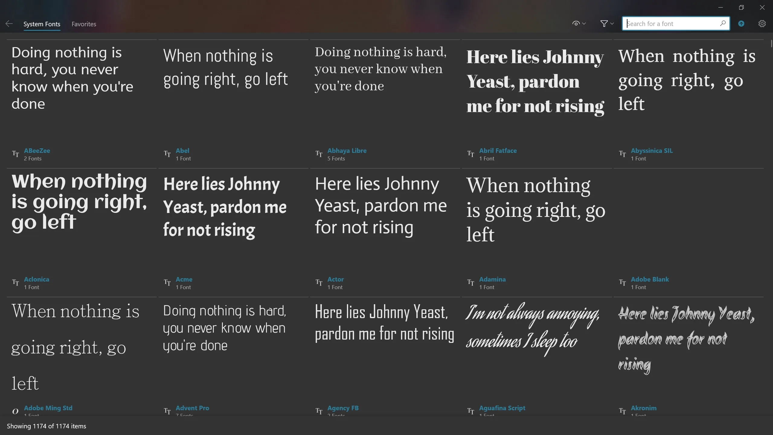 System Fonts (Beta) screenshot 3