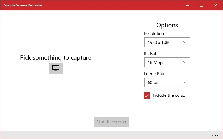Simple Screen Recorder screenshot 1