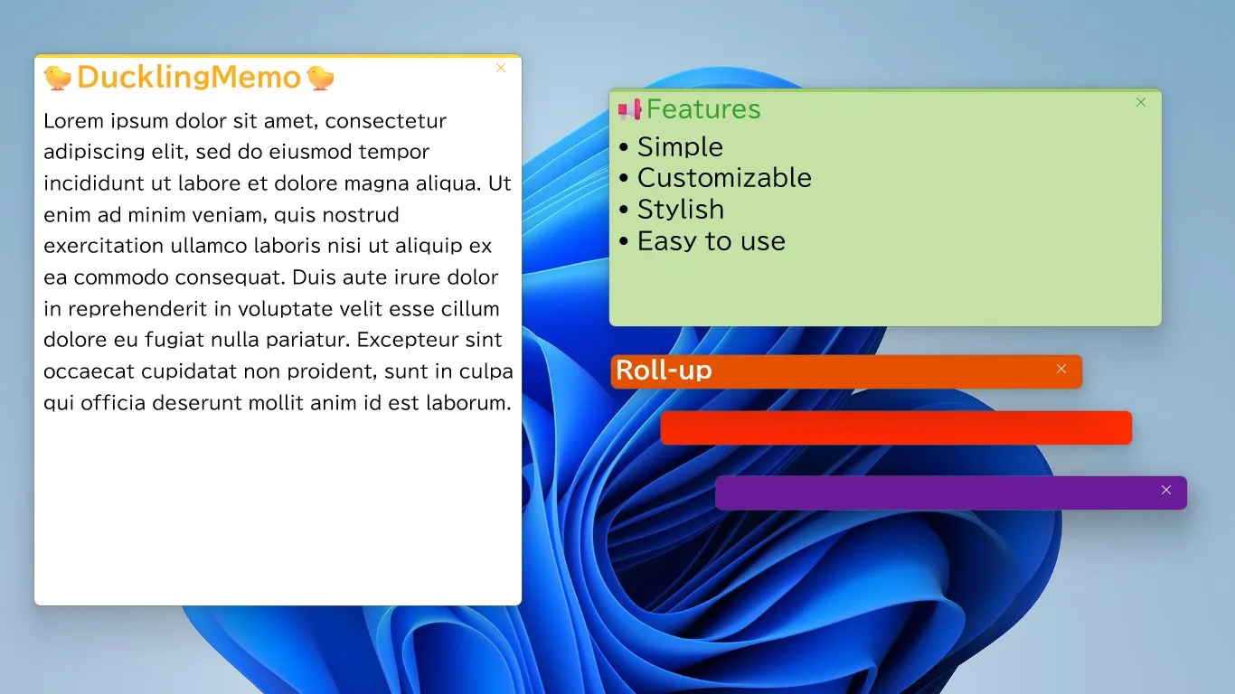 DucklingMemo - Sticky notes app screenshot 1