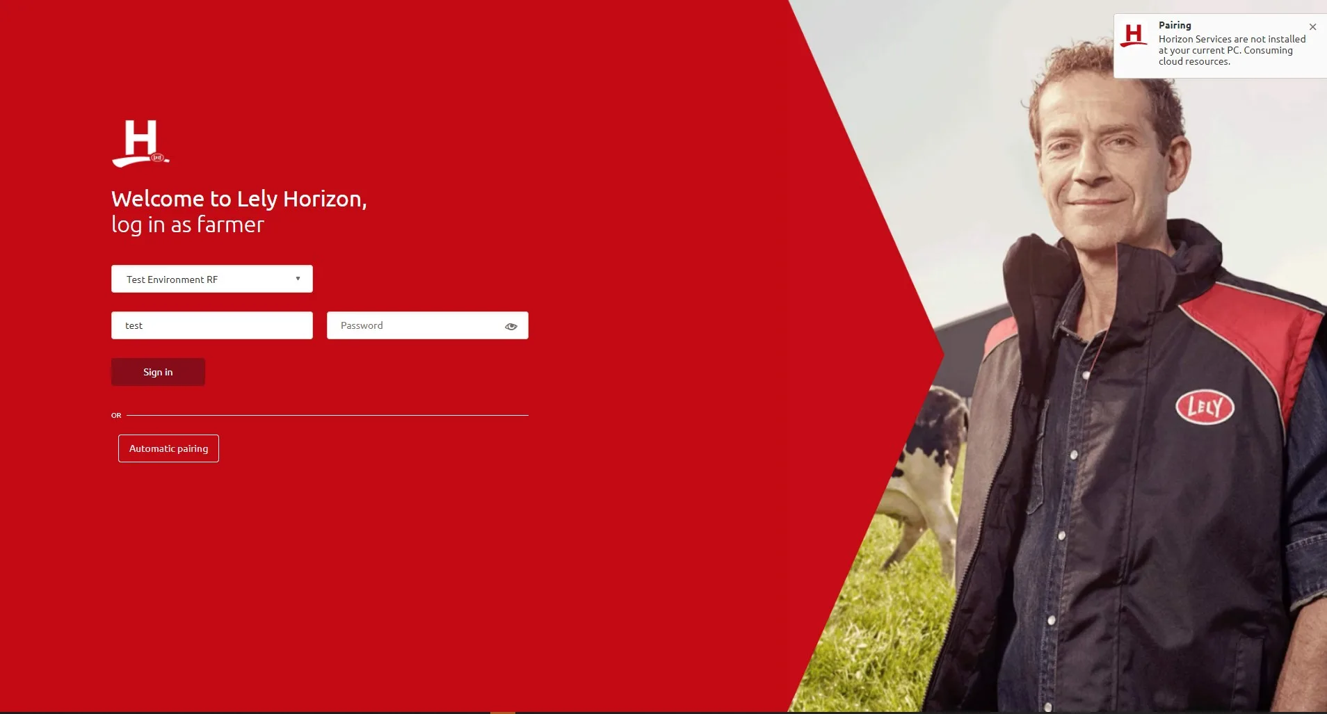 Lely Horizon screenshot 1