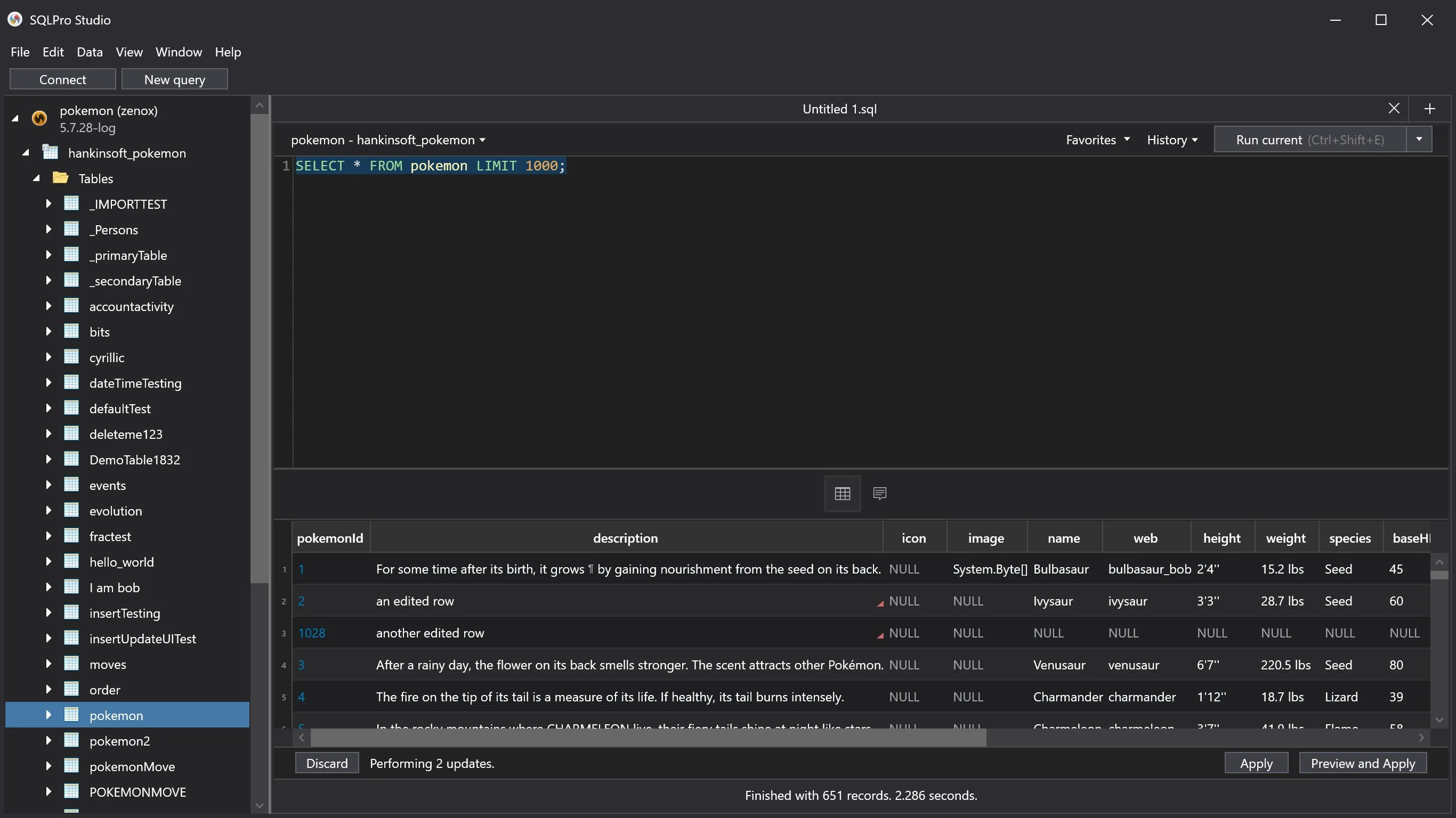 SQLPro Studio screenshot 1