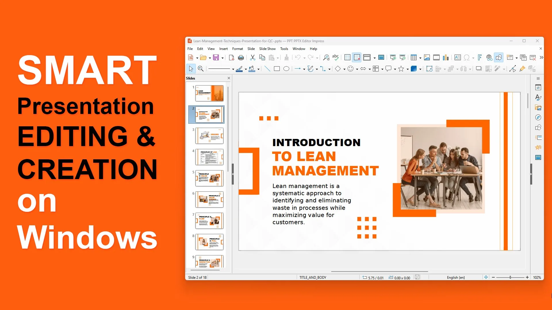 PPT PPTX Editor screenshot 1