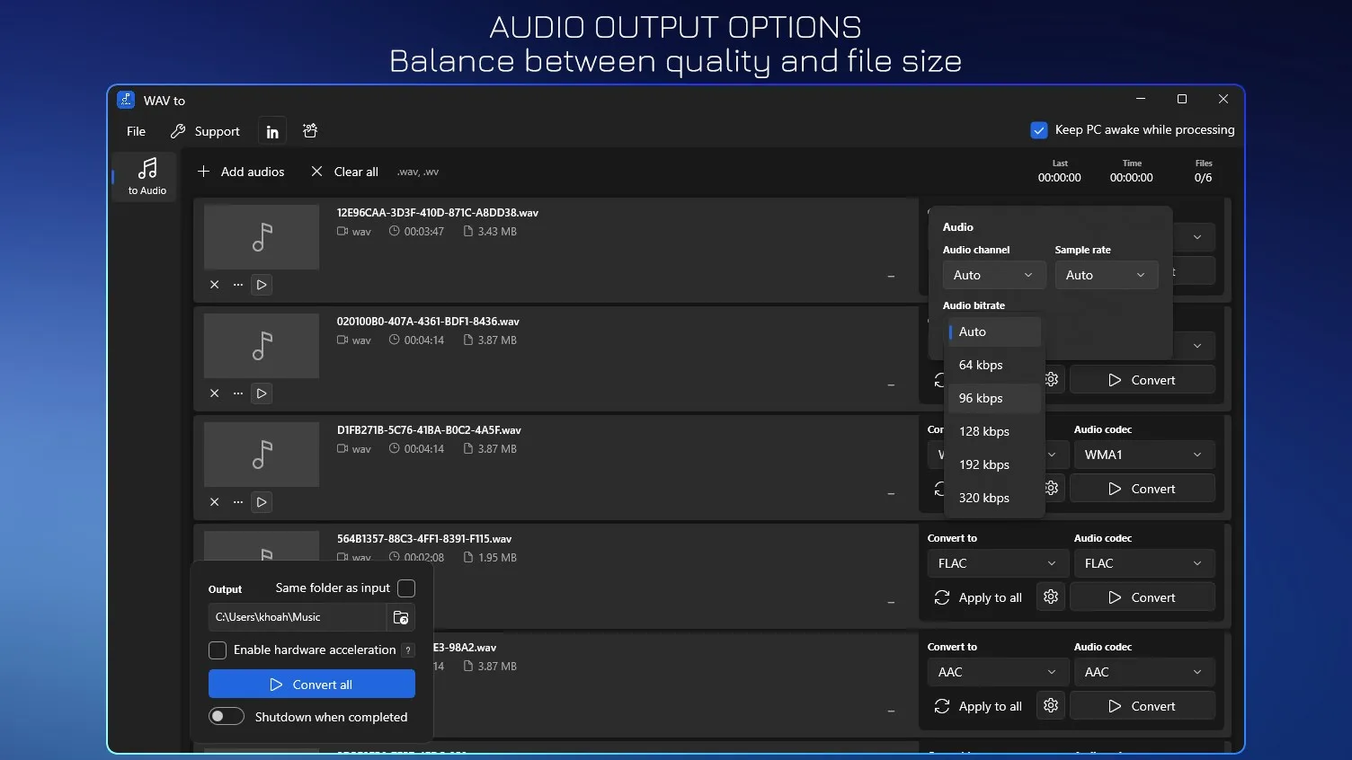 WAV to MP3 - WAV to OGG screenshot 2