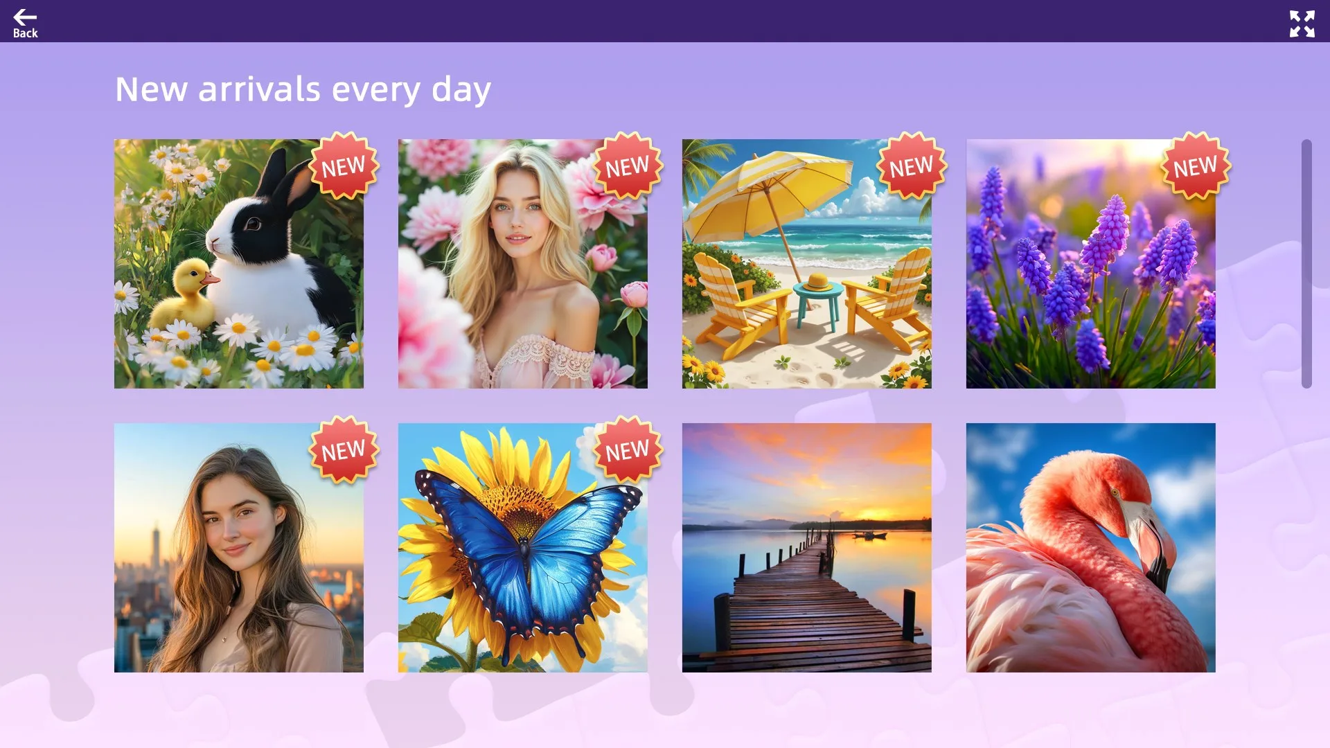 Daily Jigsaws screenshot 1