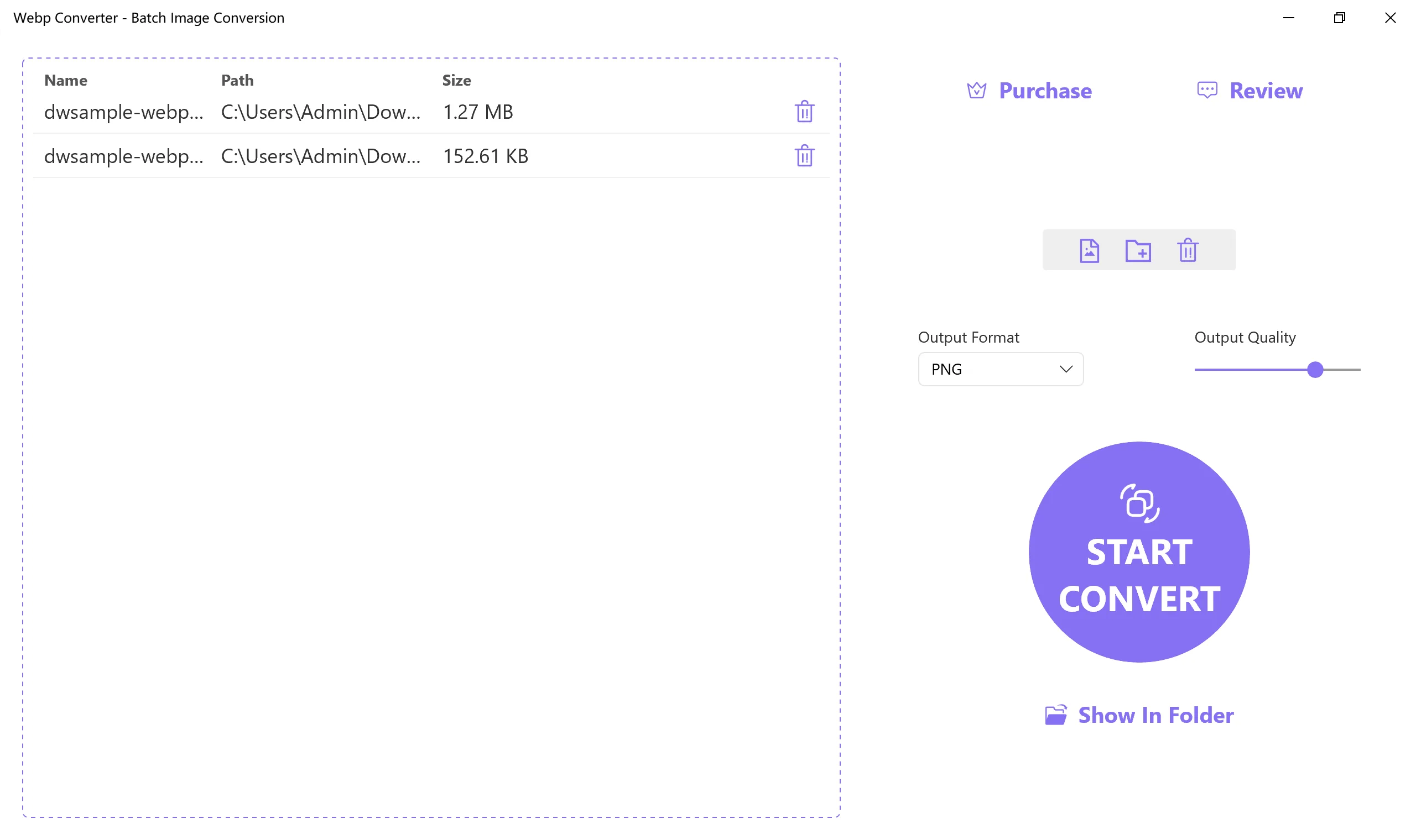 Webp Converter - Batch Image Conversion screenshot 2