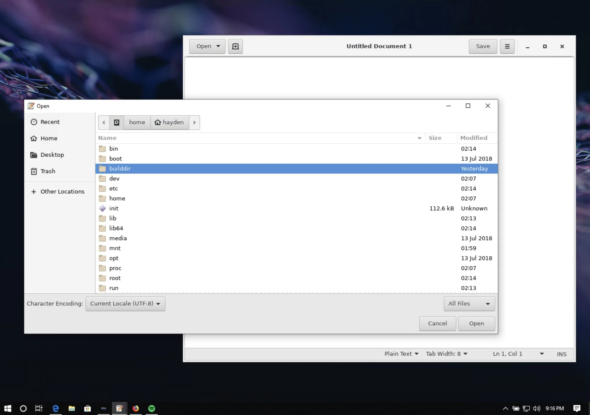 Fedora Remix for WSL screenshot 2