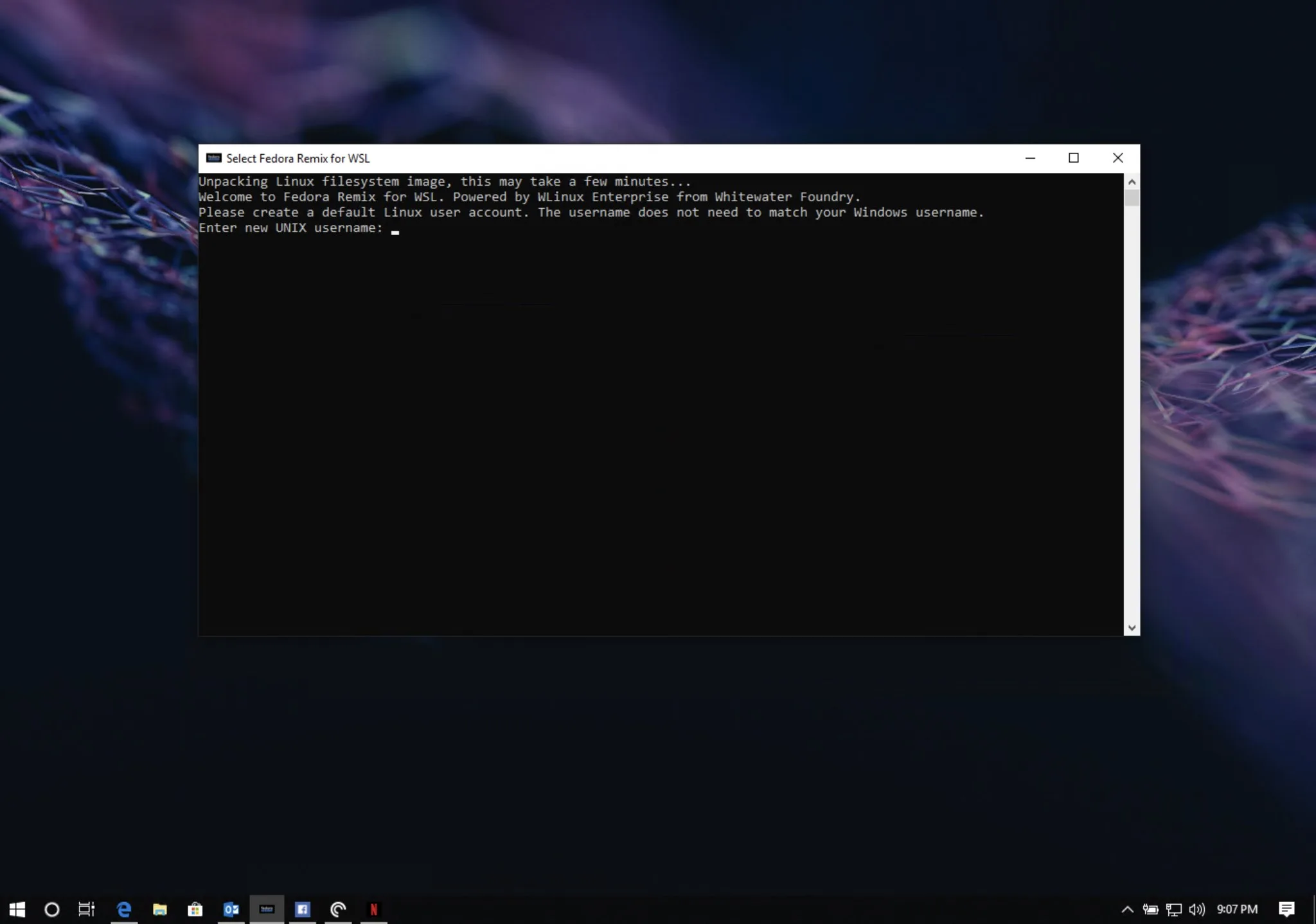 Fedora Remix for WSL screenshot 4