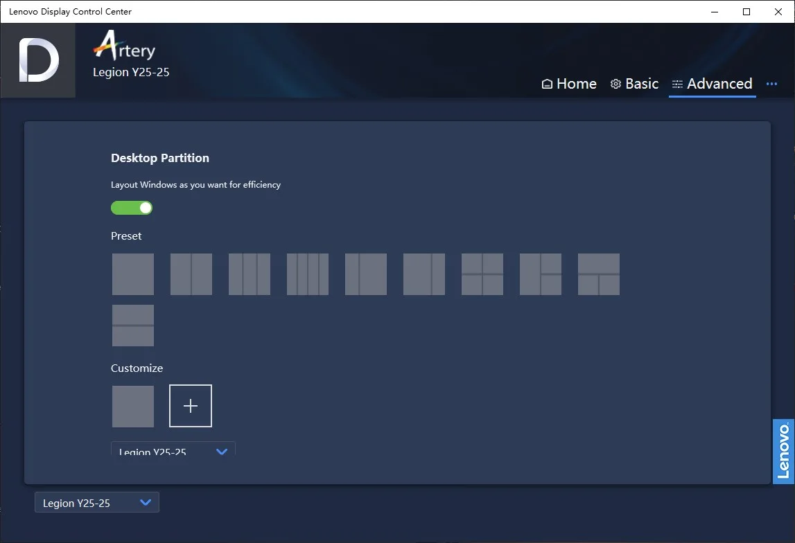 Lenovo Display Control Center screenshot 4