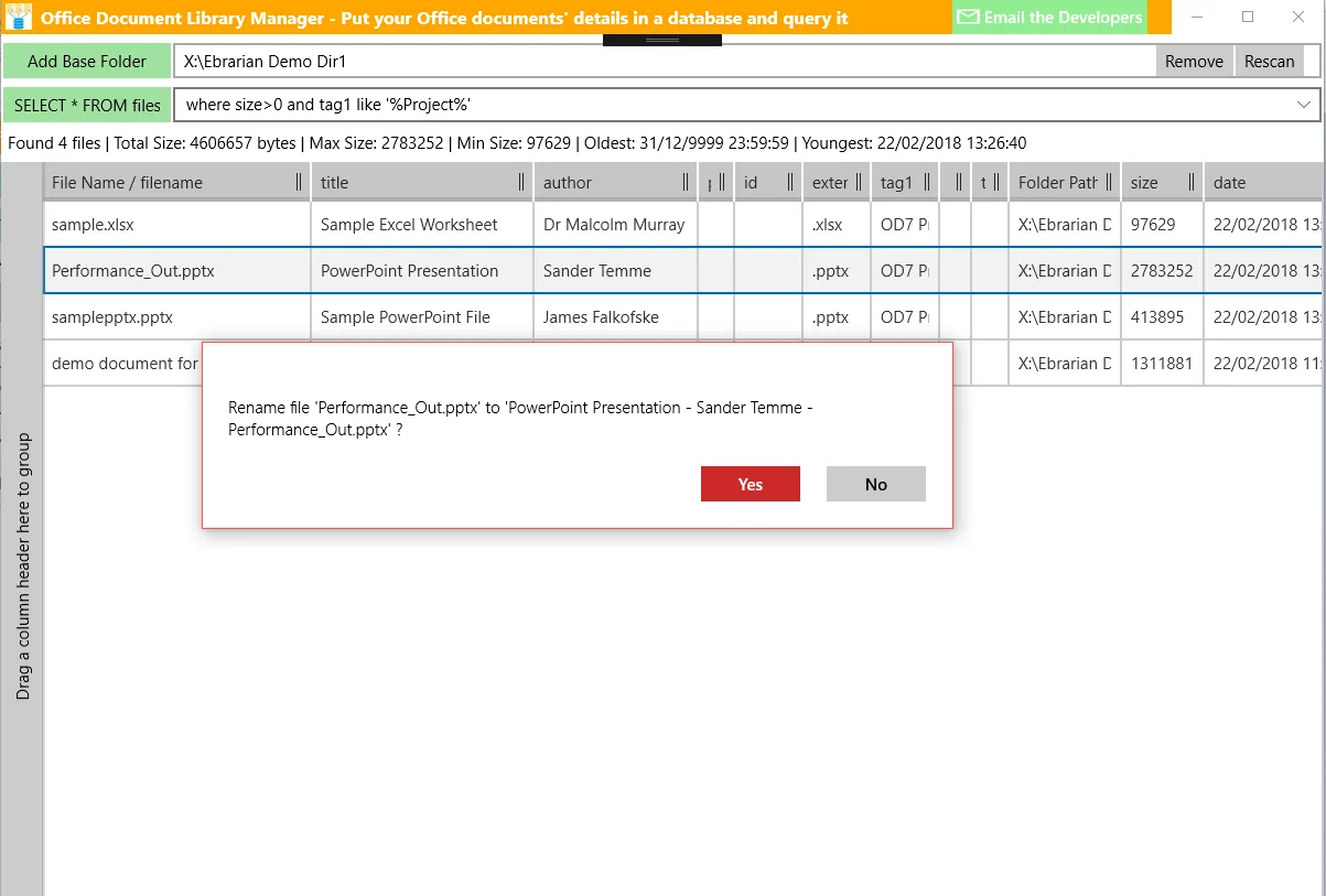Office Document Manager screenshot 1