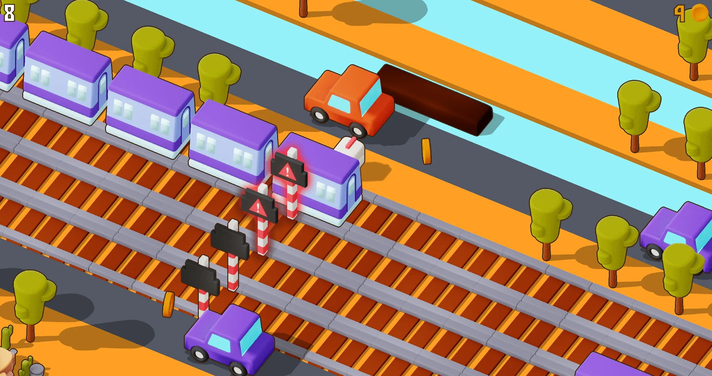 Crossy Chicken FREE screenshot 1