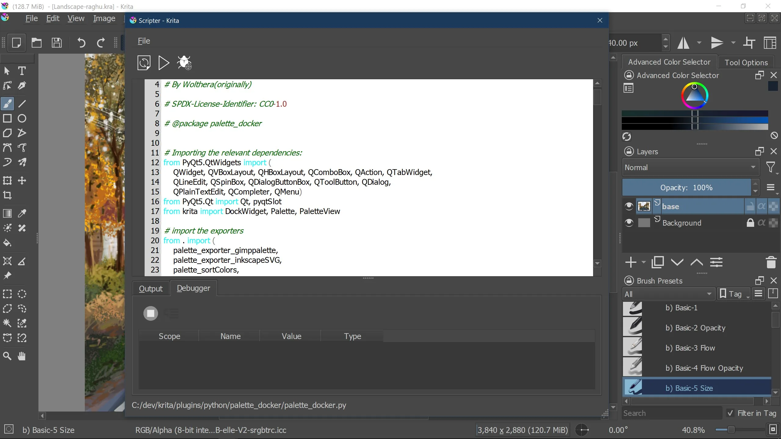 Krita screenshot 3