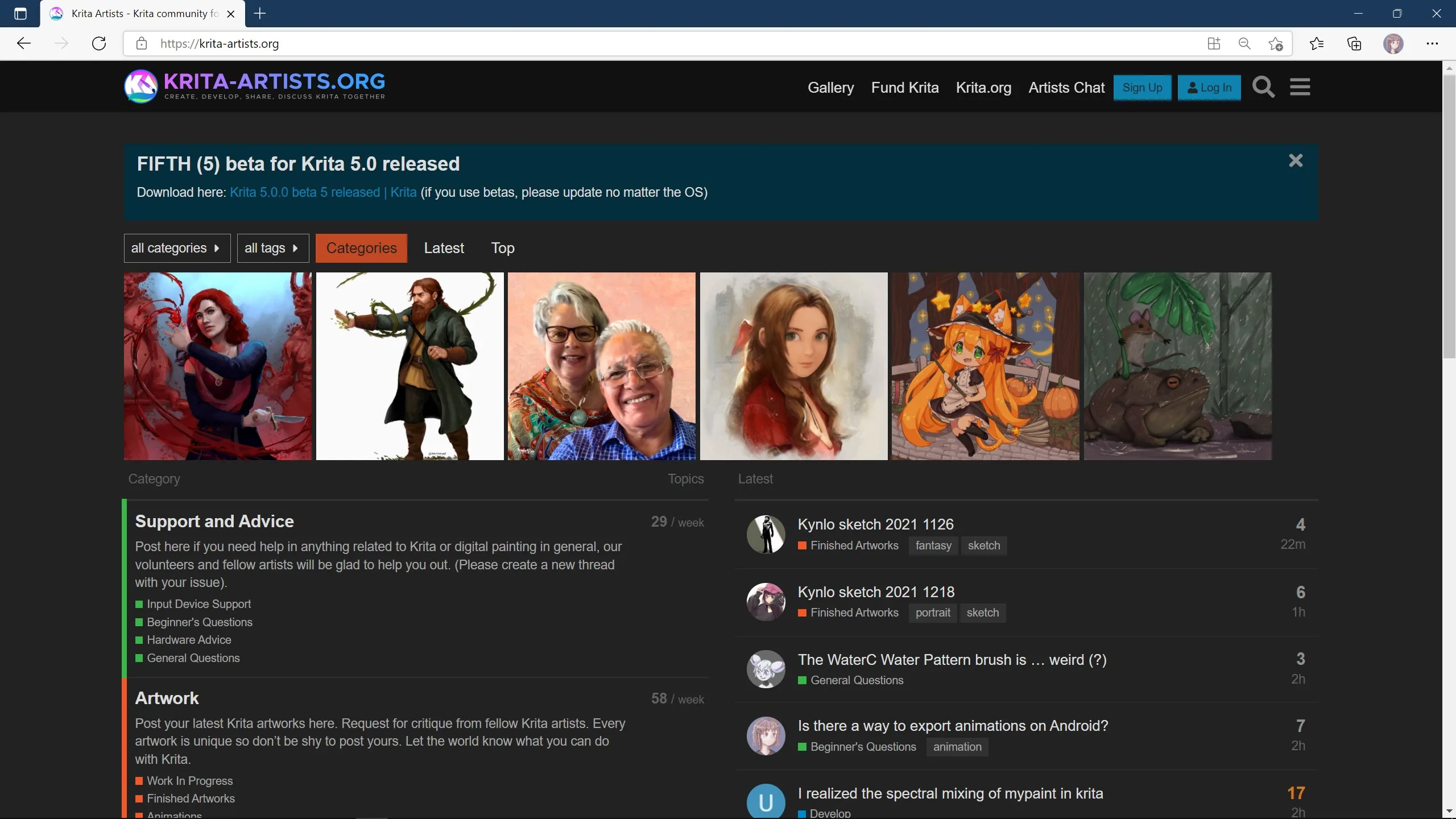 Krita screenshot 5