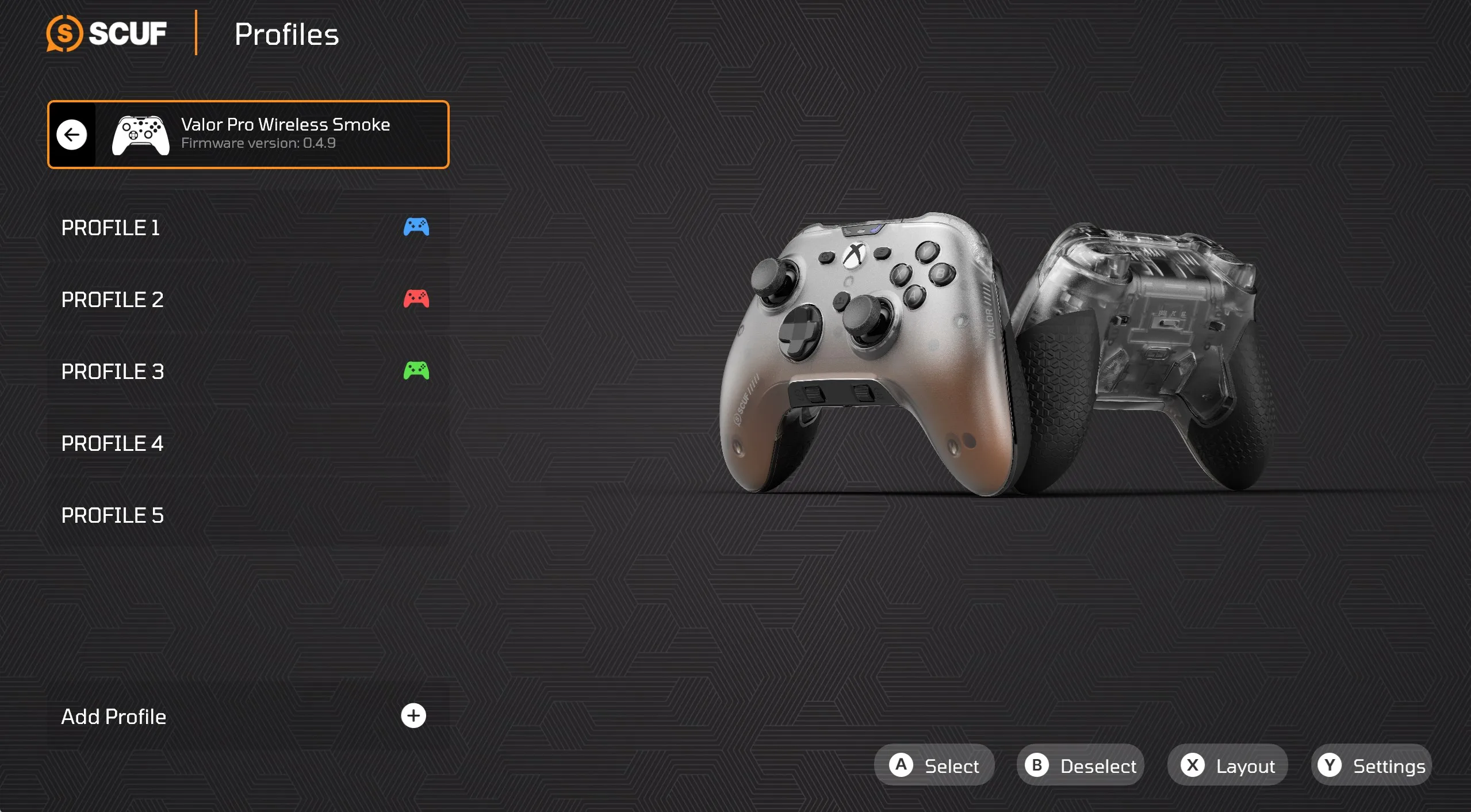 SCUF Valor Pro Companion App screenshot 2