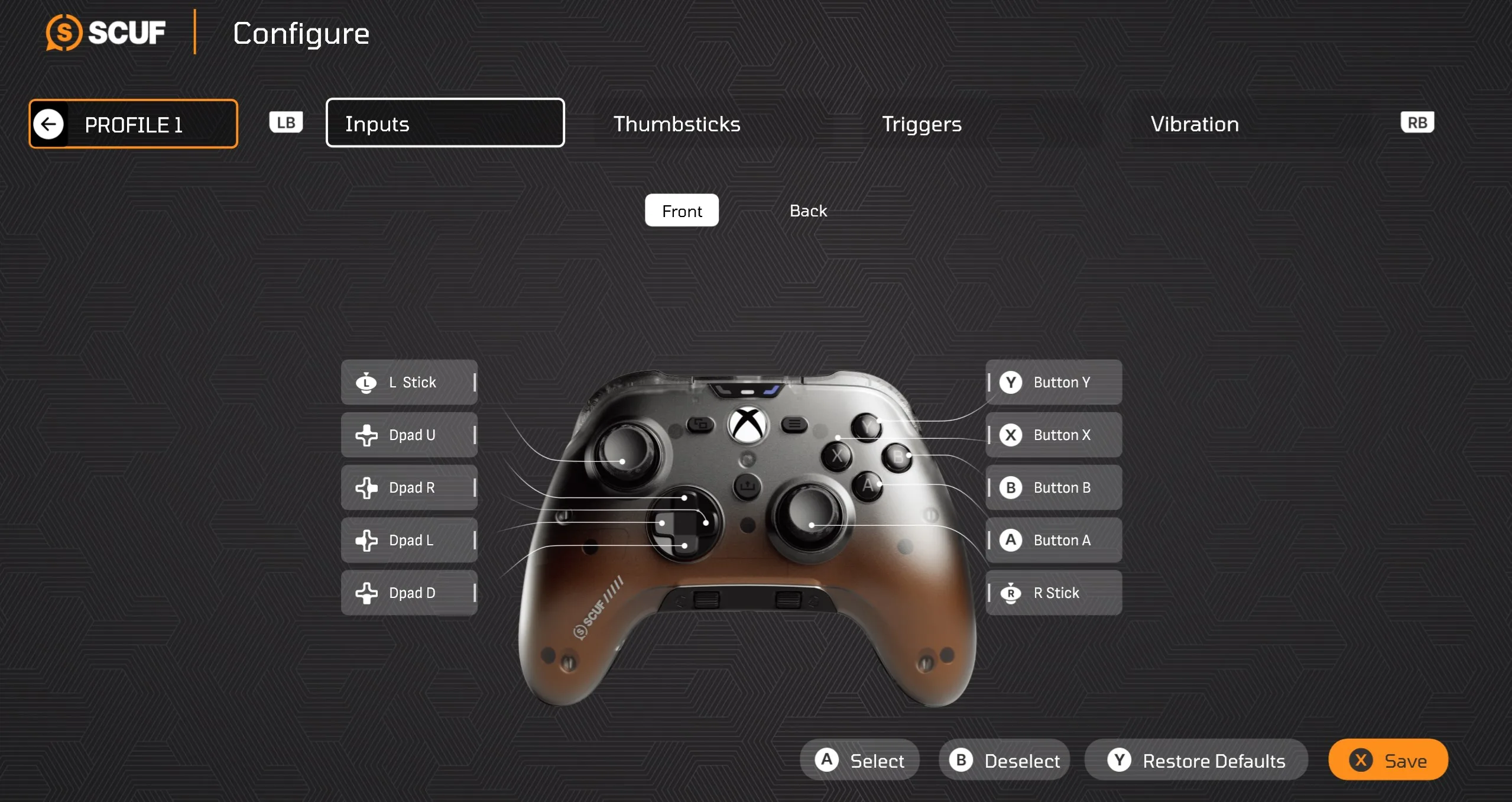 SCUF Valor Pro Companion App screenshot 3