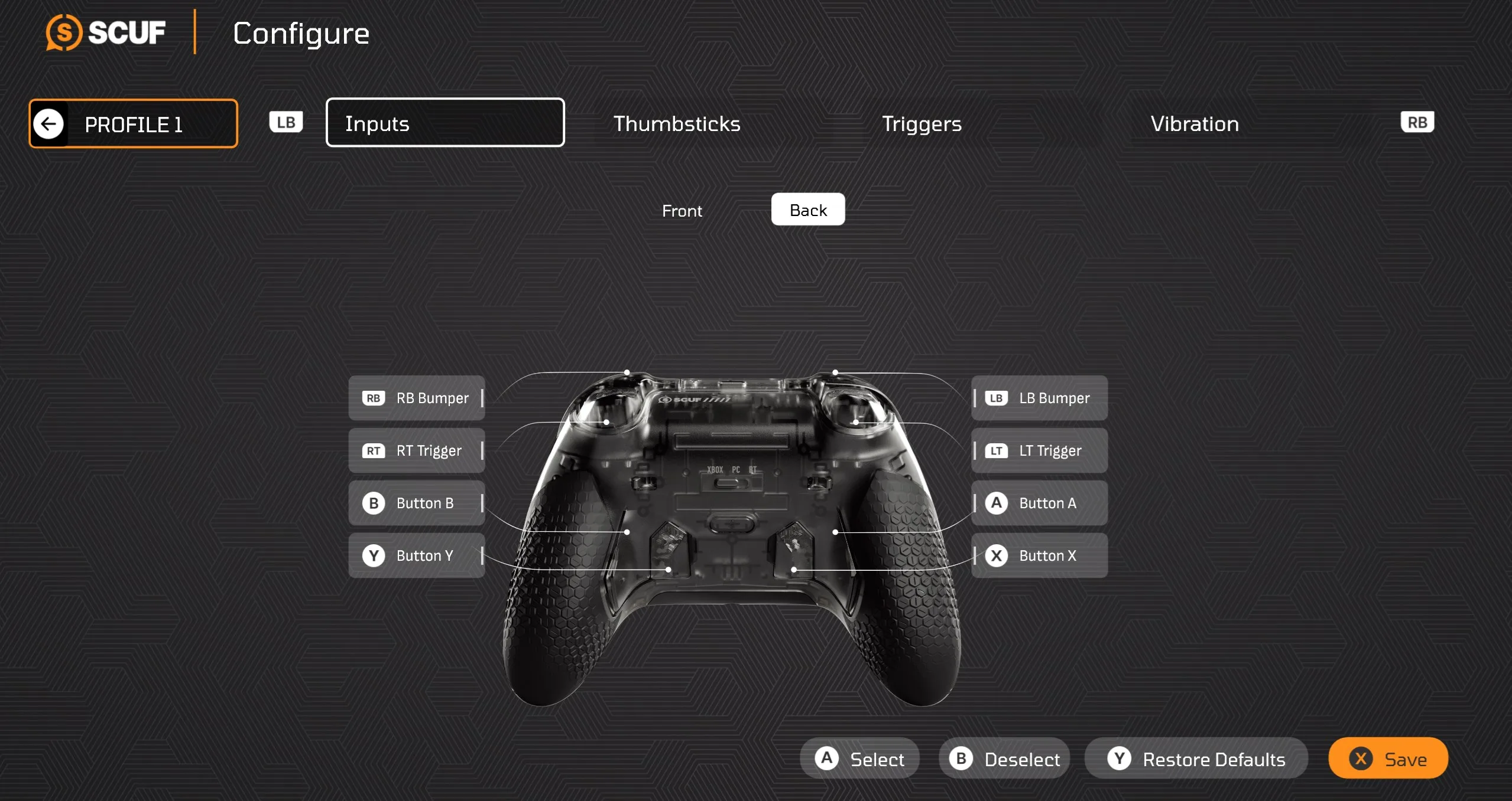 SCUF Valor Pro Companion App screenshot 4