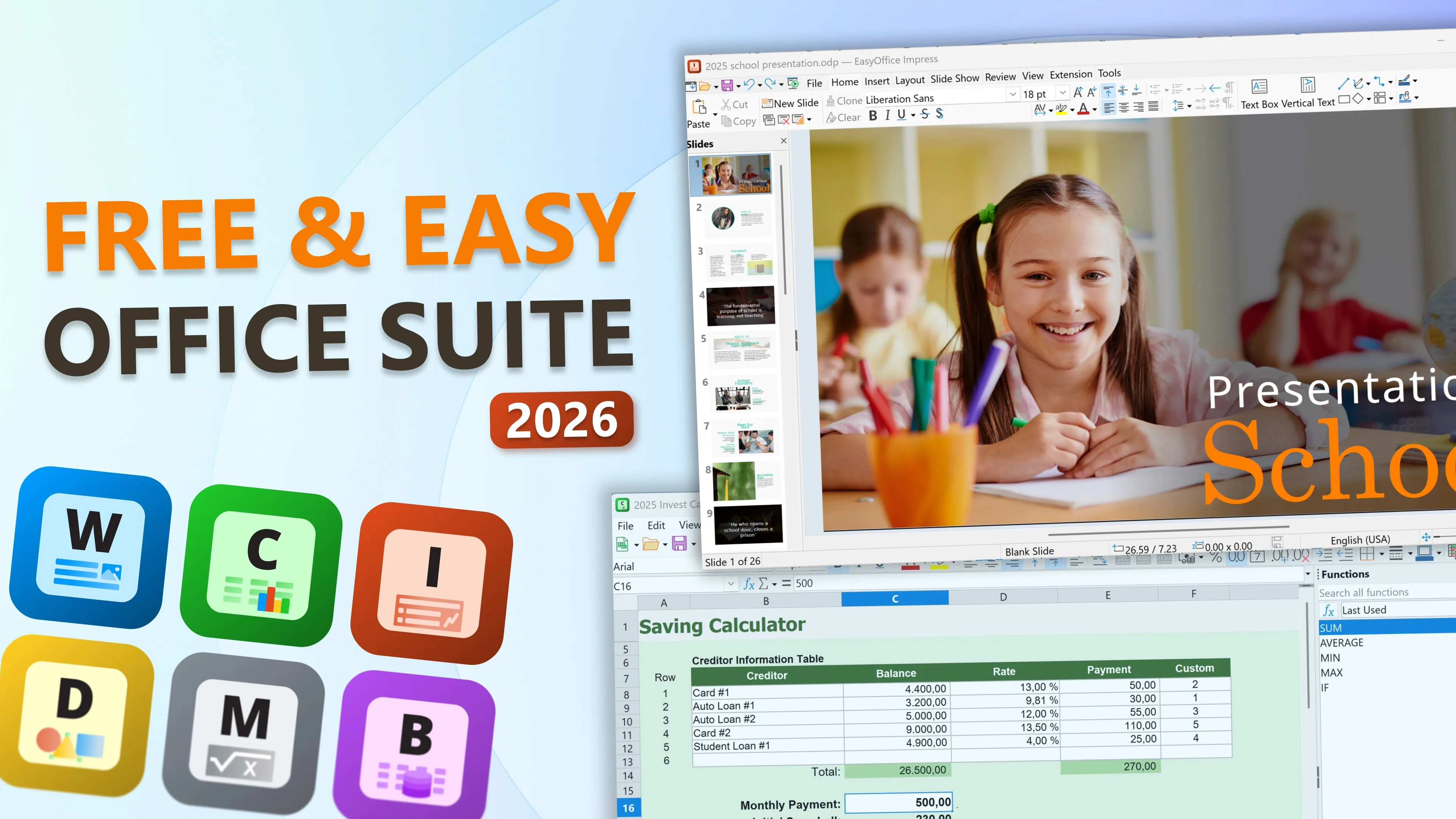 Easy Office Suite screenshot 1
