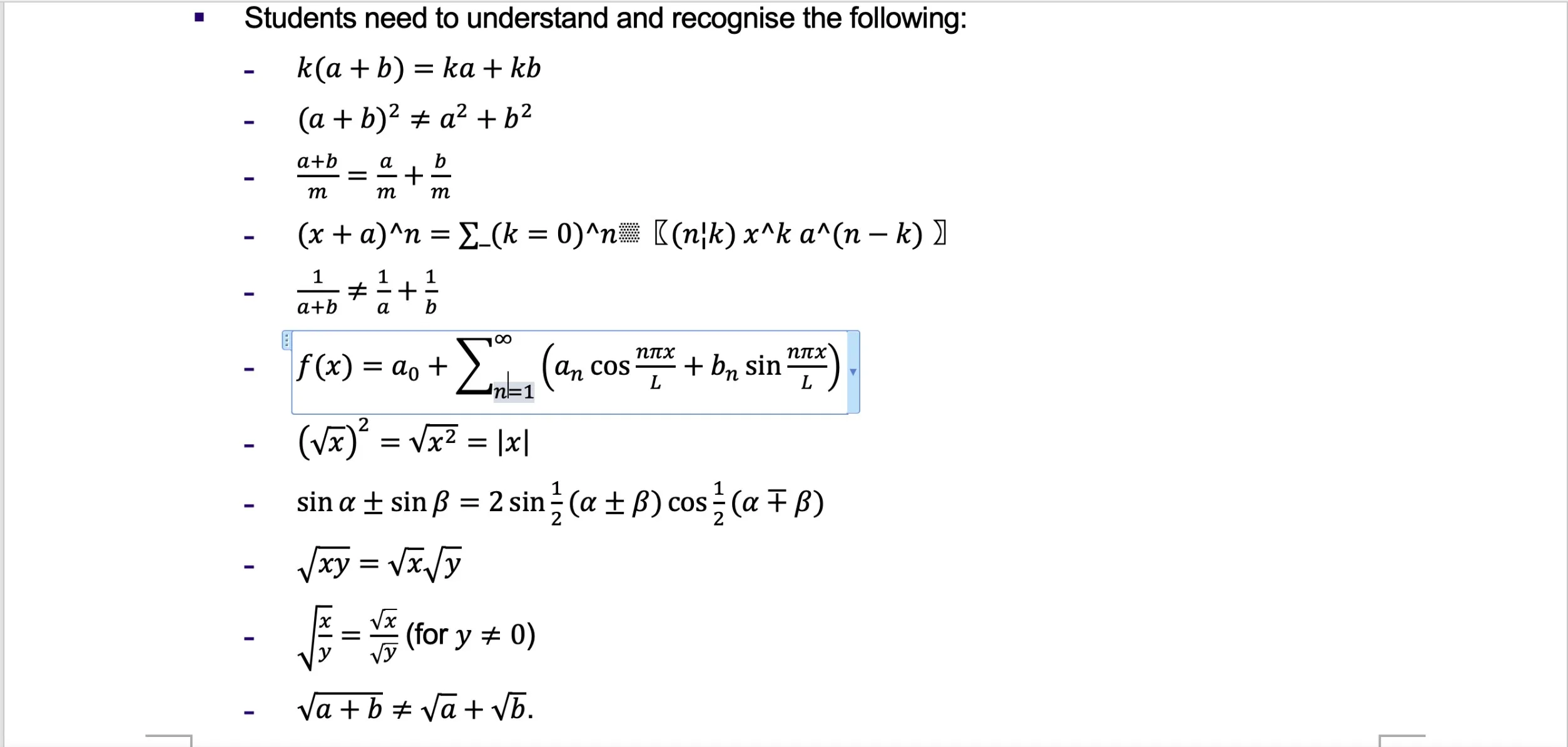 Math Formula Editor screenshot 2