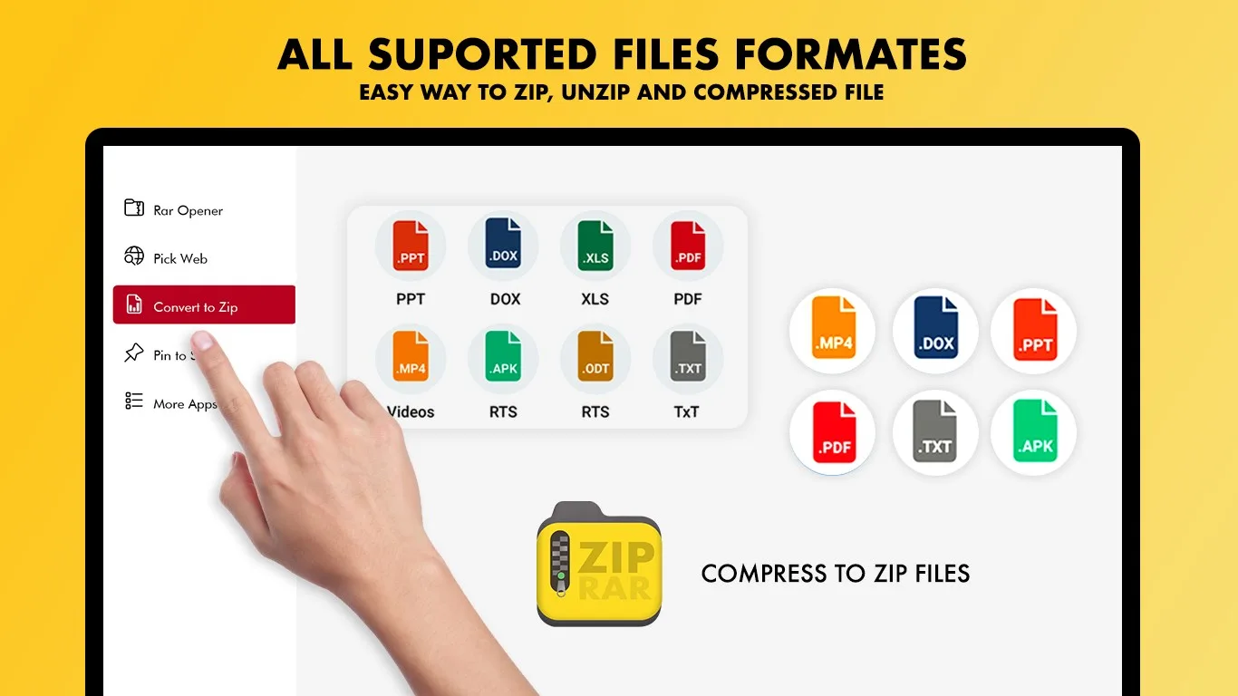 RAR File Extractor - Zip Unzip & File Compressor screenshot 2
