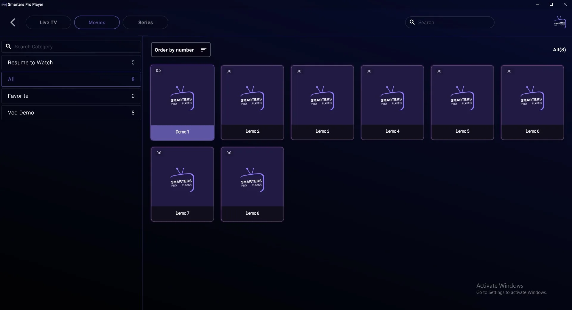 Smarters Pro Player screenshot 3