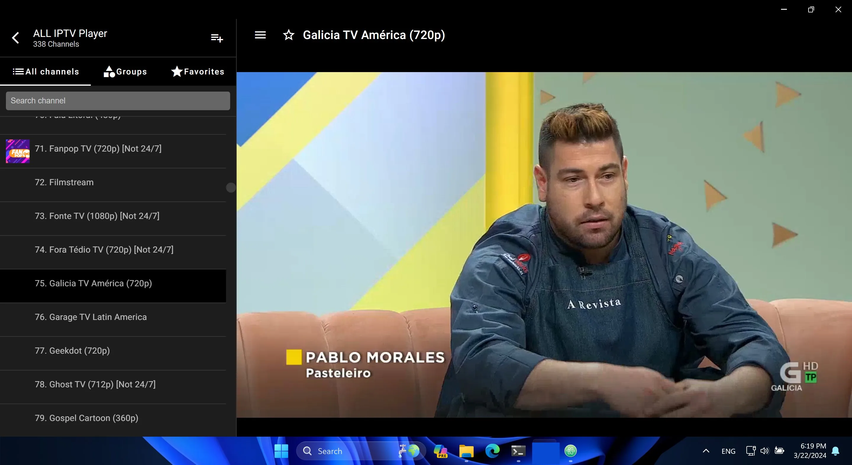 ALL IPTV Player screenshot 1