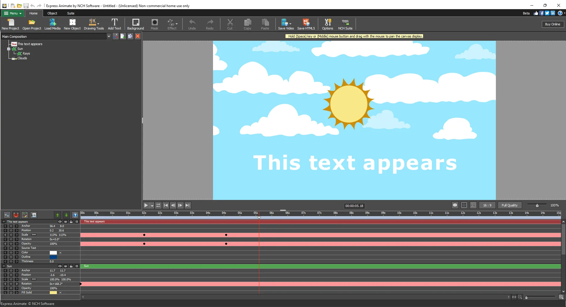 Express Animate Animation Software screenshot 2