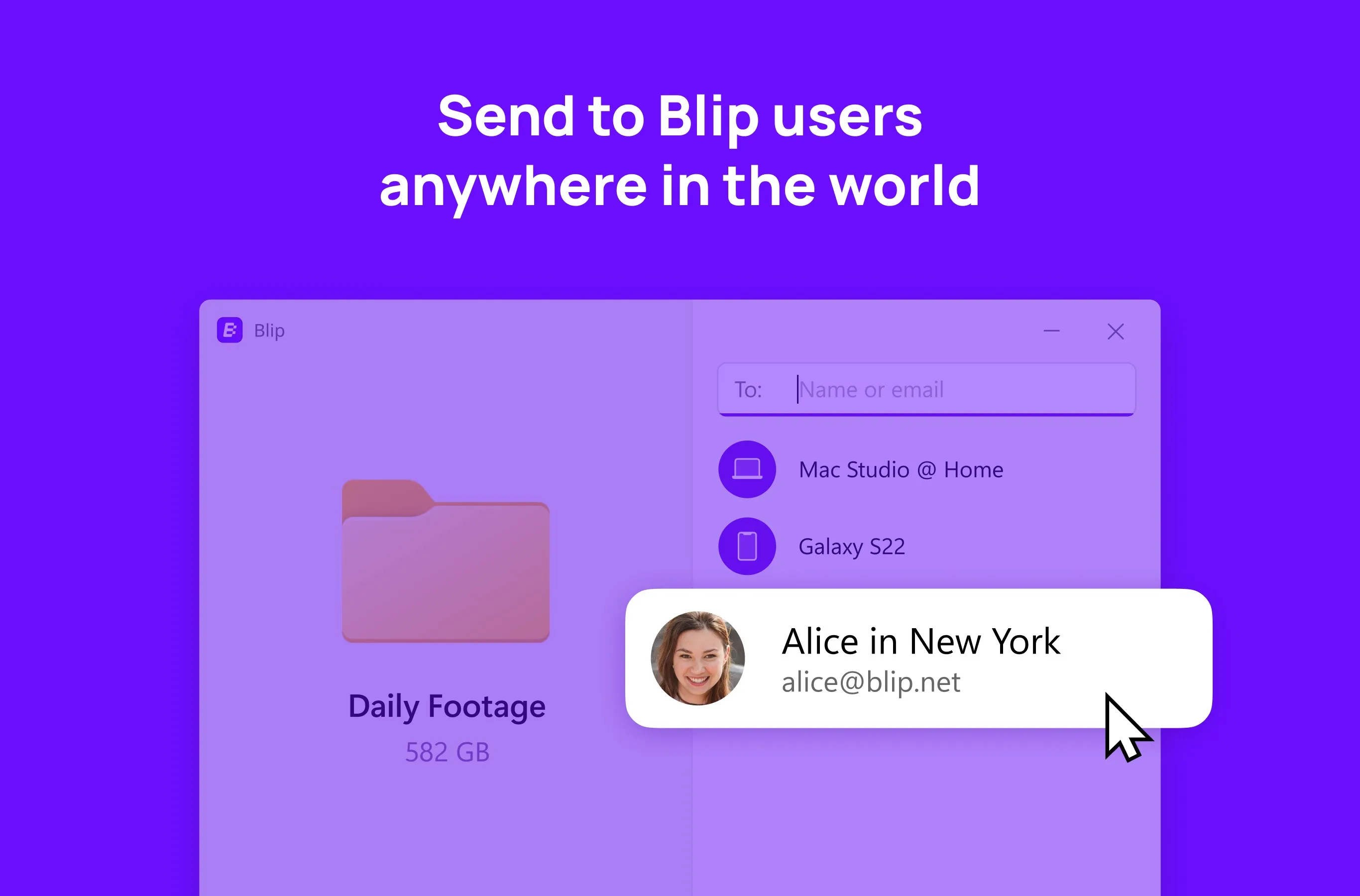 Blip Transfer screenshot 1