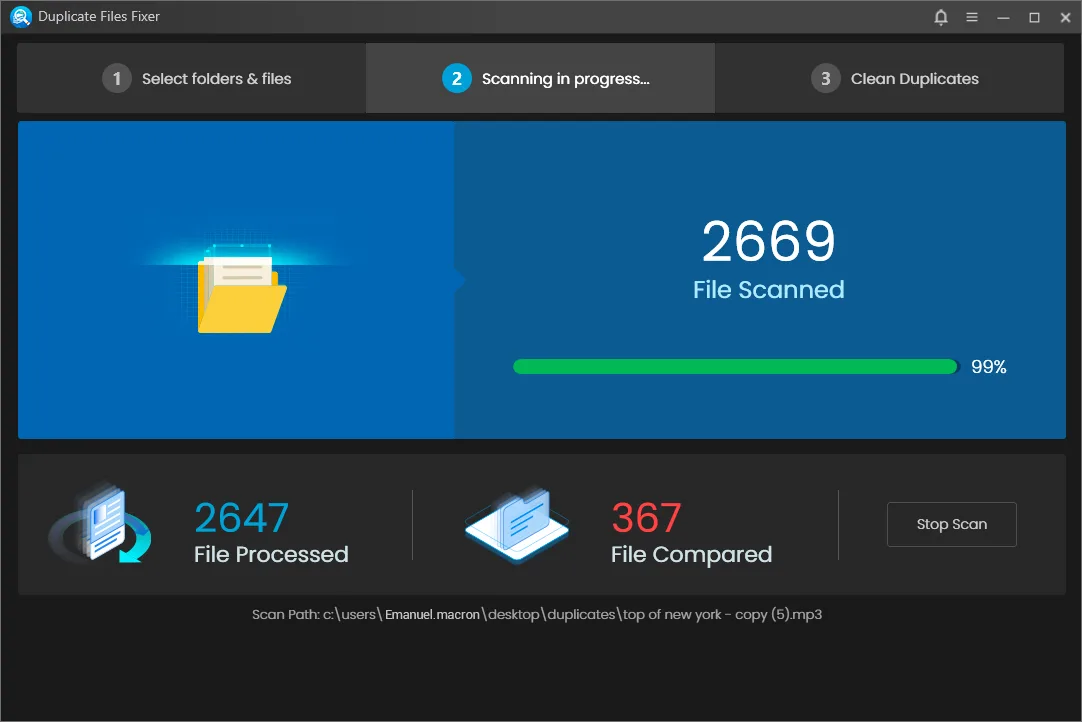 Duplicate Files Fixer screenshot 2