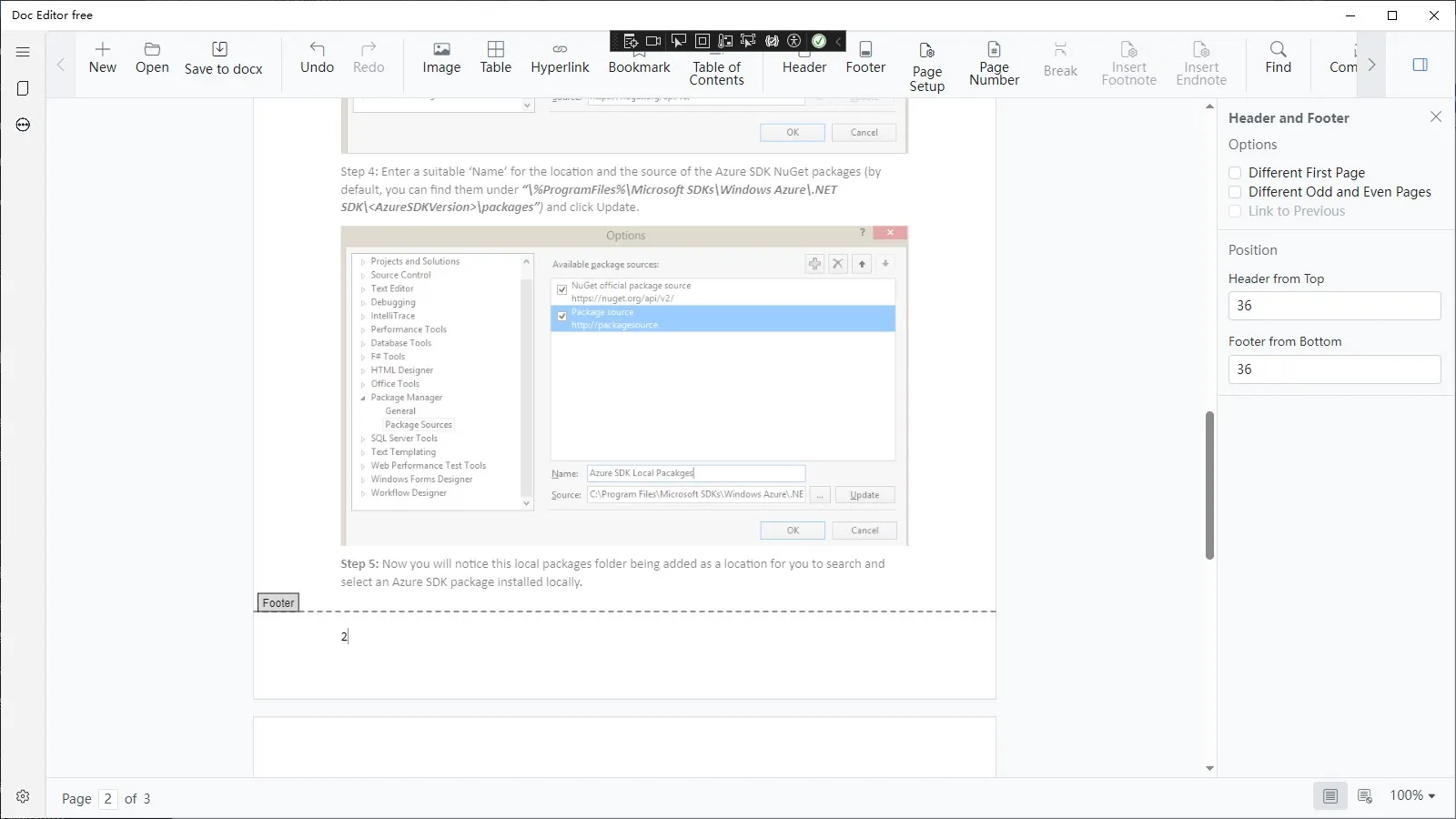 Doc Editor free screenshot 2