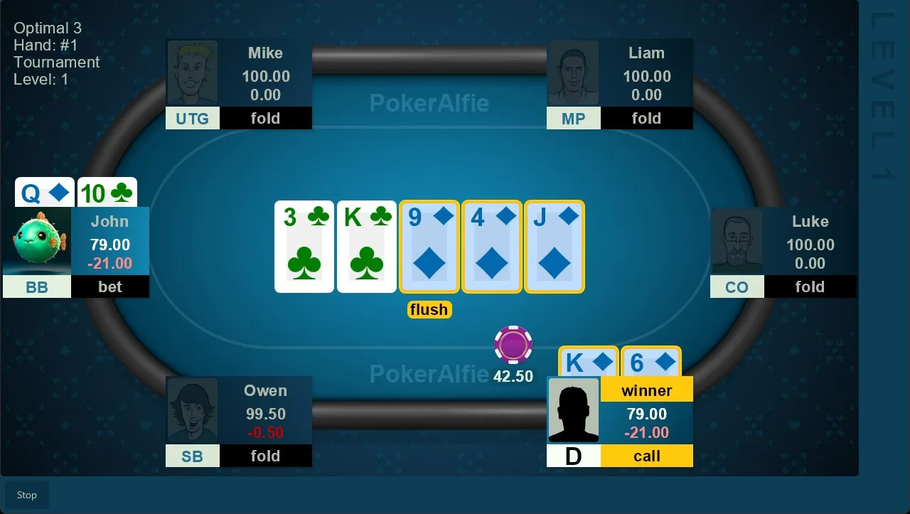 PokerAlfie - Texas Holdem Poker screenshot 1