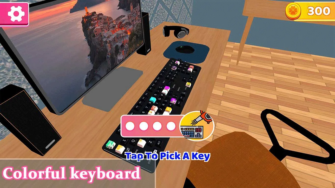 Keyboard 3D Paint Art ASMR screenshot 2