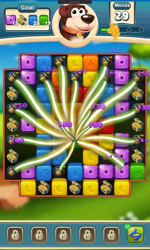 Puppy Blast : Pop the blocks screenshot 2